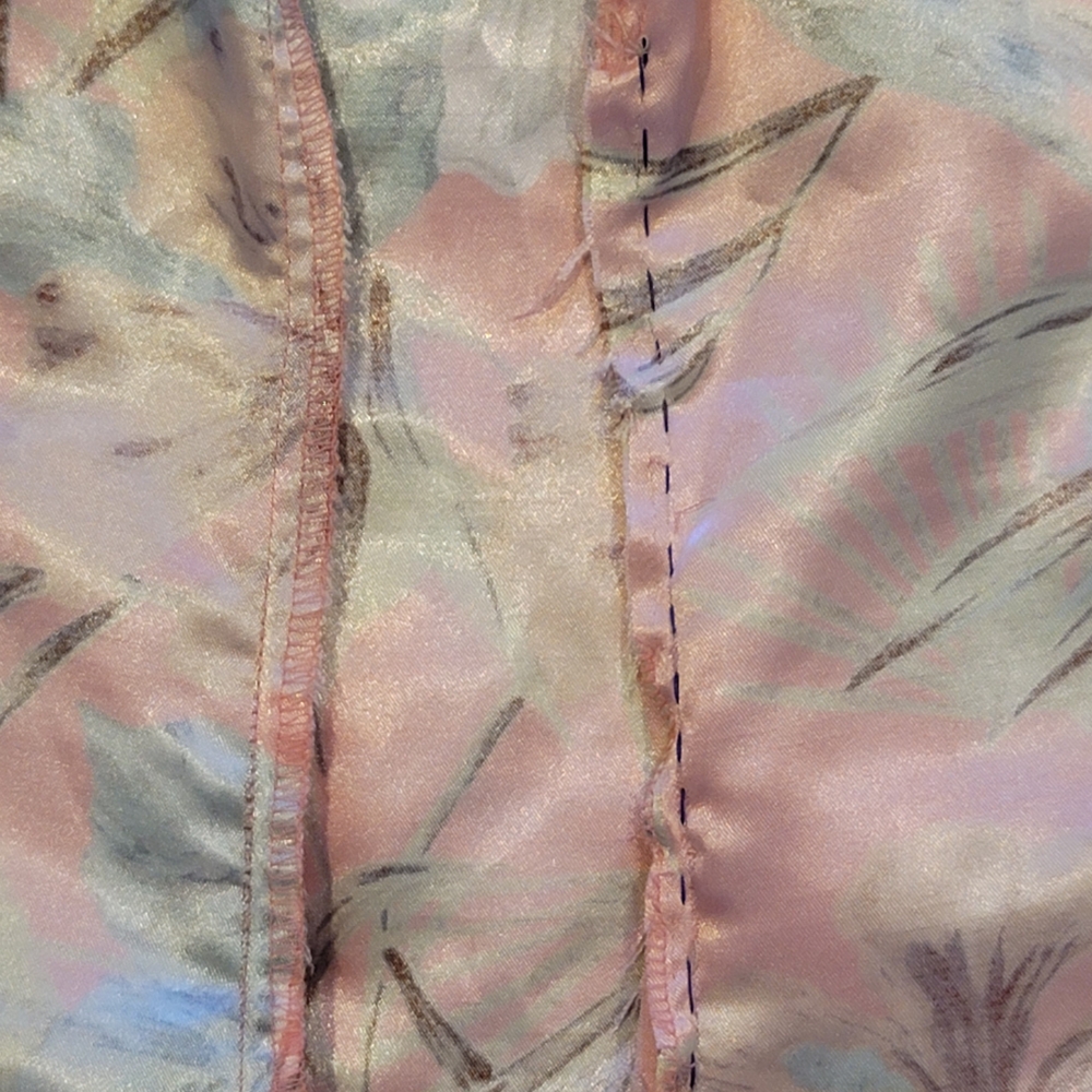 Dress Barn Floral Full Back Zip Top Size 14W - Picture 8 of 9